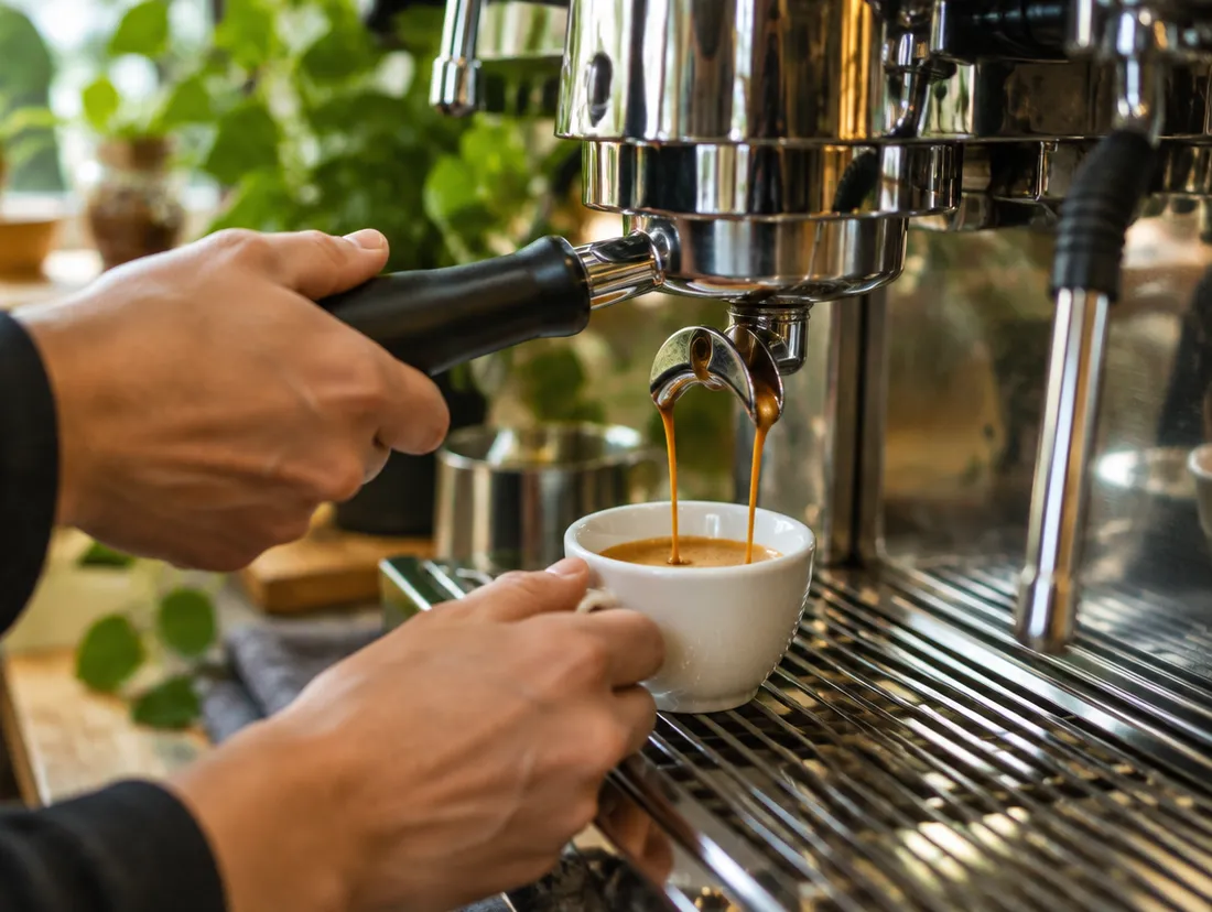 Espresso in preparazione